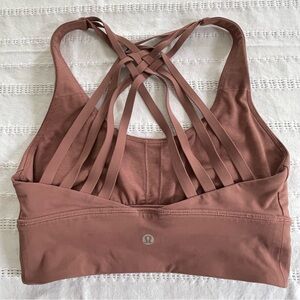 lululemon athletica Free To Be Sports Bra pink coral